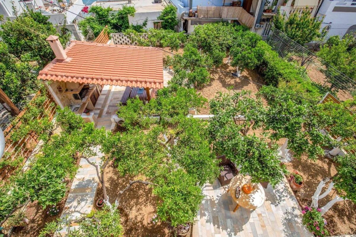 Ferienwohnung Agia Pelagia Blue Apt With Seaview 50M From Sea Exterior foto